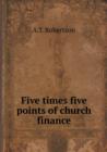 Five Times Five Points of Church Finance - Book