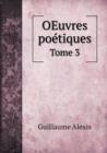 OEuvres poetiques Tome 3 - Book