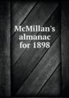 McMillan's Almanac for 1898 - Book