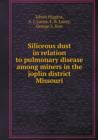 Siliceous Dust in Relation to Pulmonary Disease Among Miners in the Joplin District Missouri - Book