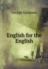 English for the English - Book