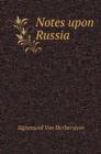 Notes on Muscovite Affairs - Book