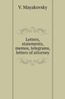 Letters, Statements, Notes, Telegrams, Letters of Attorney - Book