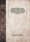 The English dialect dictionary, being the complete vocabulary of all dialect words still in use, or known to have been in use during the last two hundred years : Volume 4. M-Q - Book