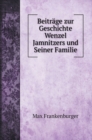 Beitrage zur Geschichte Wenzel Jamnitzers und Seiner Familie - Book