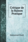 Critique de la Raison Pratique - Book