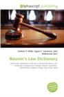 Bouvier's Law Dictionary - Book