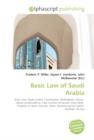 Basic Law of Saudi Arabia - Book
