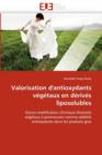 Valorisation d'Antioxydants V g taux En D riv s Liposolubles - Book