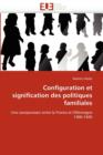 Configuration Et Signification Des Politiques Familiales - Book