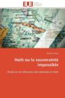 Ha ti Ou La Souveraint  Impossible - Book