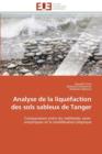 Analyse de la Liqu faction Des Sols Sableux de Tanger - Book