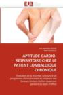 Aptitude Cardio-Respiratoire Chez Le Patient Lombalgique Chronique - Book