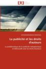 La Publicit  Et Les Droits d''auteurs - Book
