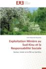 Exploitation Mini re Au Sud-Kivu Et La Responsabilit  Sociale - Book