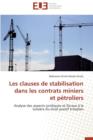 Les Clauses de Stabilisation Dans Les Contrats Miniers Et P troliers - Book