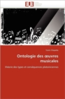 Ontologie Des Uvres Musicales - Book