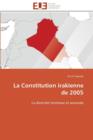 La Constitution Irakienne de 2005 - Book