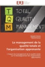 Le management de la qualite totale et l'organisation apprenante - Book