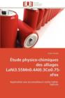tude Physico-Chimiques Des Alliages Lani3.55mn0.4al0.3co0.75-Xfex - Book