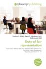 Duty of Fair Representation - Book