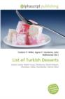 List of Turkish Desserts - Book