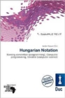 Hungarian Notation - Book