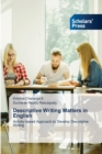 Descriptive Writing Matters in English - Book