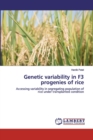Genetic variability in F3 progenies of rice - Book