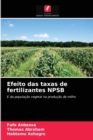 Efeito das taxas de fertilizantes NPSB - Book