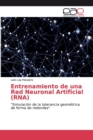Entrenamiento de una Red Neuronal Artificial (RNA) - Book