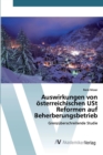 Auswirkungen von osterreichischen USt Reformen auf Beherberungsbetrieb - Book