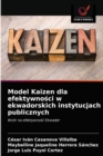 Model Kaizen dla efektywno&#347;ci w ekwadorskich instytucjach publicznych - Book
