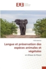 Langue et preservation des especes animales et vegetales - Book