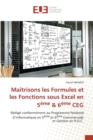 Maitrisons les Formules et les Fonctions sous Excel en 5eme & 6eme CEG - Book