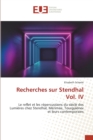 Recherches sur Stendhal Vol. IV - Book