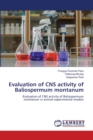 Evaluation of CNS activity of Baliospermum montanum - Book