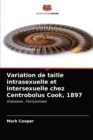 Variation de taille intrasexuelle et intersexuelle chez Centrobolus Cook, 1897 - Book