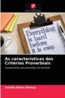As caracteristicas dos Criterios Proverbiais - Book