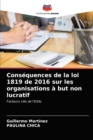 Consequences de la loi 1819 de 2016 sur les organisations a but non lucratif - Book