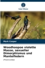 Woodhoopoe violette Masse, sexueller Dimorphismus und Mantelfedern - Book