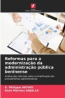 Reformas para a modernizacao da administracao publica beninense - Book