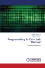 Programming in C++ Lab Manual - Book