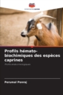 Profils hemato-biochimiques des especes caprines - Book