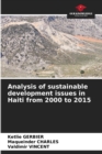 Analysis of sustainable development issues in Haiti from 2000 to 2015 - Book