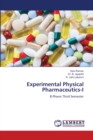 Experimental Physical Pharmaceutics-I - Book