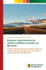 Estudos Laboratoriais de mistura asfaltica dosada via Marshall - Book