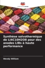 Synthese solvothermique de Li4C10H2O8 pour des anodes LIBs a haute performance - Book