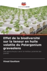 Effet de la biodiversite sur la teneur en huile volatile du Pelargonium graveolens - Book
