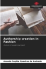 Authorship creation in Fashion - Book